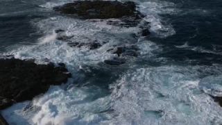 Link to Video | landscape, volcanic island, tourist destination, August, summer, color, Northern Europe, North Atlantic Ocean, Faroe Islands, aerial shot, 2021, nature