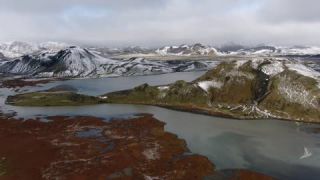 Link to Video | landscape, JMW, tourist destination, Iceland, color, 4K resolution, 2019, aerial shot, nature