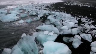 Link to Video | landscape, JMW, tourist destination, Iceland, color, 4K resolution, 2019, Northern Europe, aerial shot, coast
