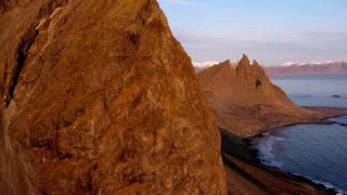 Link to Video | landscape, JMW, tourist destination, Iceland, color, 4K resolution, 2019, Northern Europe, aerial shot, coast