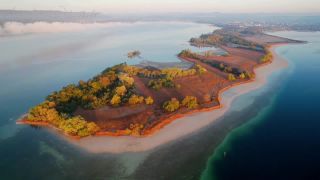 Link to Video | landscape, April, JMW, climate change, spring, dryness, Germany, color, 4K resolution, water, Central Europe, Lake Constance Region, tourism region, beach, Lake Constance, Europe, shore, aerial shot, 2025, music, nature