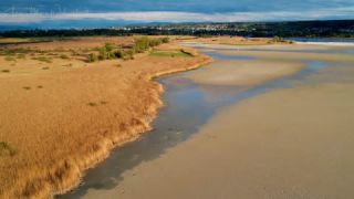 Link zum Video | Landschaft, April, JMW, Klimawandel, Frühling, Trockenheit, Deutschland, Farbe, 4K, Wasser, Mitteleuropa, Bodenseeraum, Urlaubsregion, Strand, Bodensee, Europa, Ufer, Luftaufnahme, 2025, Musik, Natur