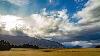 Link to Video | landscape, South Island, summer, time-lapse photography, day, New Zealand, nature, cloud, mountain