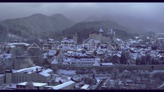 Link to Video | top-down perspective, Alps, winter, Germany, aerial shot, day, snow, Bavaria