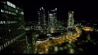 Link to Video | big city, Drohne, Germany, metropolis, European Union, skyline, unmanned aerial vehicle, city, night