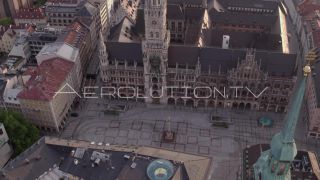 Link to Video | Munich, land, state capital, bird's-eye view, college town, spring, summer, establishing shot, big city, million city, daylight, outdoors, Munich, Germany, blue sky, aerial photography, color, shot, wide shot, urban municipality of Germany, Europe, Southern Germany, aerial shot, unmanned aerial vehicle, city, daytime, tourist attraction, money shot, urban area, West Germany, central business district, city or town, Eurozone, free state, Bavaria