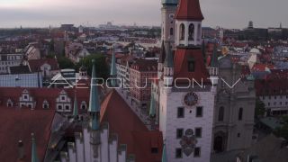 Link to Video | Munich, land, state capital, bird's-eye view, college town, spring, summer, establishing shot, big city, million city, daylight, outdoors, Munich, Germany, blue sky, aerial photography, color, shot, wide shot, urban municipality of Germany, Europe, Southern Germany, aerial shot, unmanned aerial vehicle, city, daytime, tourist attraction, money shot, urban area, West Germany, central business district, city or town, Eurozone, free state, Bavaria