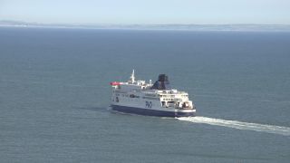 Link to Video | ship, Dover, England, Kent, Great Britain, ferry ship, English Channel, truck, port, truck driver, transport