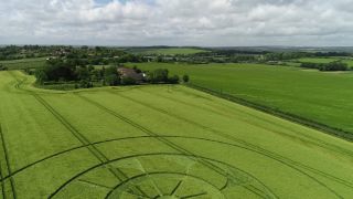 Link to Video | landscape, United Kingdom, rural area, England, color, Cornwall, Great Britain, 4K resolution, 2019, aerial shot, Landskab / Landscape