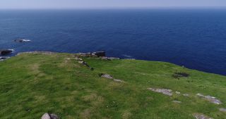Link to Video | Scottish Highlands, footage, rock, United Kingdom, raw material, sea, Stoer, Rohfilm, Scotland, color, Stoer Head Lighthouse, 4K resolution, 2018, lighthouse, aerial shot, daytime, cliffed coast, coast
