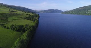 Link to Video | Scottish Highlands, footage, United Kingdom, raw material, Rohfilm, Scotland, color, 4K resolution, 2018, aerial shot