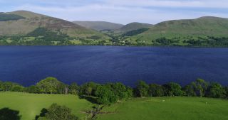 Link to Video | Scottish Highlands, footage, United Kingdom, raw material, Rohfilm, Scotland, color, 4K resolution, 2018, aerial shot