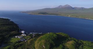 Link to Video | Scottish Highlands, footage, United Kingdom, raw material, Rohfilm, Scotland, color, 4K resolution, 2018, aerial shot