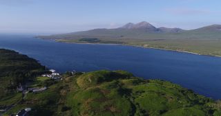 Link to Video | Scottish Highlands, footage, United Kingdom, raw material, Rohfilm, Scotland, color, 4K resolution, 2018, aerial shot