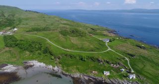 Link to Video | Scottish Highlands, footage, United Kingdom, raw material, Rohfilm, Scotland, color, 4K resolution, 2018, aerial shot