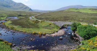 Link to Video | Scottish Highlands, footage, United Kingdom, raw material, Rohfilm, Scotland, color, 4K resolution, 2018, aerial shot