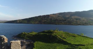 Link to Video | Scottish Highlands, footage, United Kingdom, raw material, Rohfilm, Scotland, color, 4K resolution, 2018, aerial shot