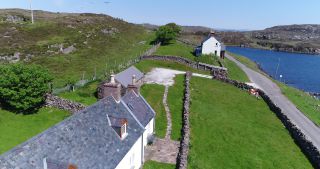 Link to Video | Scottish Highlands, footage, United Kingdom, raw material, Rohfilm, Scotland, color, 4K resolution, 2018, aerial shot
