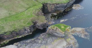 Link to Video | Scottish Highlands, footage, United Kingdom, raw material, Rohfilm, Scotland, color, 4K resolution, 2018, aerial shot