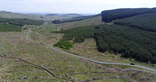 Link to Video | Scottish Highlands, footage, United Kingdom, raw material, Rohfilm, Scotland, color, 4K resolution, 2018, aerial shot