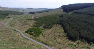 Link to Video | Scottish Highlands, footage, United Kingdom, raw material, Rohfilm, Scotland, color, 4K resolution, 2018, aerial shot
