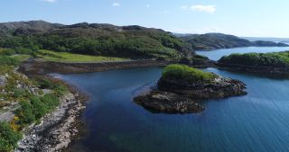 Link to Video | Scottish Highlands, footage, United Kingdom, raw material, Rohfilm, Scotland, color, 4K resolution, 2018, aerial shot