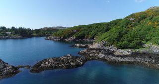 Link to Video | Scottish Highlands, footage, United Kingdom, raw material, Rohfilm, Scotland, color, 4K resolution, 2018, aerial shot