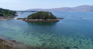 Link zum Video | Highlands, Footage, Vereinigtes Königreich, Rohstoff, Rohfilm, Schottland, Farbe, 4K, 2018, Luftaufnahme