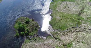 Link zum Video | Highlands, Footage, Vereinigtes Königreich, Schottland, Farbe, Großbritannien, 4K, 2018, Fluss, Europa, Luftaufnahme, River Garry