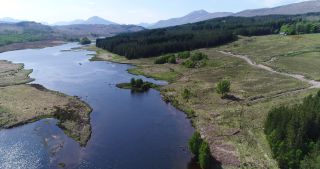 Link to Video | Scottish Highlands, footage, United Kingdom, Scotland, color, Great Britain, 4K resolution, 2018, river, Europe, aerial shot, River Garry
