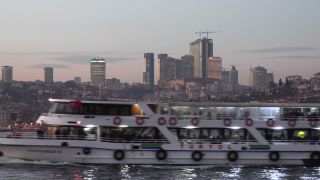 Link to Video | ship, footage, bridge, Full High Definition, color, 2016, boat, Bosporus, Istanbul, Turkey, 15 July Martyrs Bridge, skyline