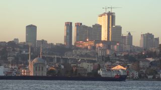 Link to Video | ship, footage, bridge, Full High Definition, color, 2016, boat, Bosporus, Istanbul, Turkey, 15 July Martyrs Bridge, skyline