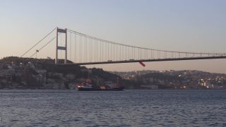 Link to Video | ship, footage, bridge, metropolis, 2016, boat, Bosporus, Istanbul, Turkey, 15 July Martyrs Bridge, skyline