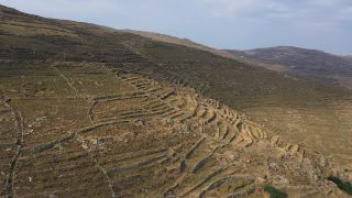 Link zum Video | Vogelperspektive, Footage, Tinos, Farbe, 4K, Greek Islands, 2020, Ägäisches Meer, Griechenland, Europa, Luftaufnahme, Mittelmeer