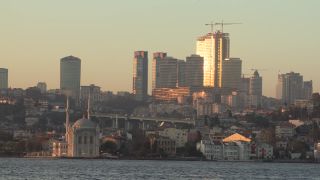 Link to Video | ship, footage, bridge, Full High Definition, color, 2016, boat, Bosporus, Istanbul, Turkey, 15 July Martyrs Bridge, skyline