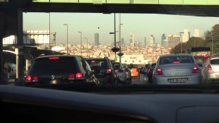 Link to Video | passenger car, big city, private transport, Verkehr, Full High Definition, metropolis, color, 2016, Istanbul, Turkey, traffic