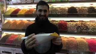 Link to Video | footage, Ottoman Empire, food, bazaar, 2016, marketplace, Istanbul, spice, Turkey, Europe