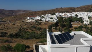 Link zum Video | Footage, Juli, Rohstoff, Pyrgos, Farbe, Siedlung, 4K, 2020, Ortschaft, Griechenland, Luftaufnahme, Siedlung, Lichter Tag, Dorf, Mittelmeerraum, Peloponnes, Bauwerk