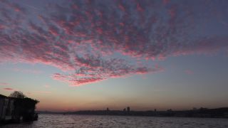 Link to Video | afterglow, footage, Ottoman Empire, big city, sunset, metropolis, 2016, red, Bosporus, Istanbul, Turkey, sky, Istanbul Province, cloud
