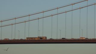 Link to Video | ship, footage, bridge, 2016, boat, Bosporus, Istanbul, Turkey, 15 July Martyrs Bridge, skyline