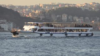 Link to Video | ship, footage, bridge, 2016, boat, Bosporus, Istanbul, Turkey, 15 July Martyrs Bridge, skyline