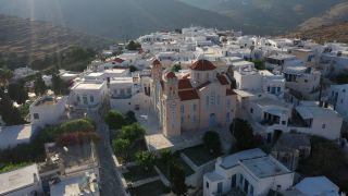 Link zum Video | Footage, Juli, Rohstoff, Pyrgos, Farbe, Siedlung, 4K, 2020, Ortschaft, Griechenland, Luftaufnahme, Siedlung, Lichter Tag, Dorf, Mittelmeerraum, Peloponnes, Bauwerk