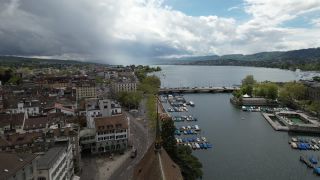Link to Video | May, Zürich, 5K resolution, color, high-angle shot, Switzerland, aerial shot, 2021, Stadt, Zürich