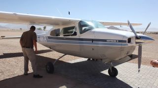 Link to Video | Namibia, airplane with propellers, Africa, Full High Definition, airplane, 2008