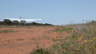 Link to Video | Namibia, airplane with propellers, Africa, Full High Definition, airplane, 2008, Cessna 172 Skyhawk, Cessna aircraft