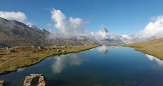 Link to Video | Pennine Alps, Alps, Matterhorn, Schengen Area, lake, Zermatt, overground still body of fresh water, Switzerland, Europe, hill, tourist attraction, country, Valais, mountain