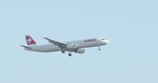 Link to Video | approach, airplane, Air Malta, sky, landing