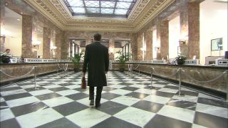 Link to Video | interior space, Full High Definition, bank building, UBS, 2008, confidentiality, color, bank, hall, skylight, Activities of head offices, lobby, historic building, Switzerland, Zürich, headquarters, banking industry, banking services