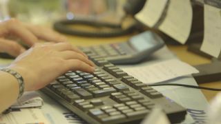Link to Video | Full High Definition, business activity, 2014, color, computer keyboard, typing, hand, finger, workplace, work