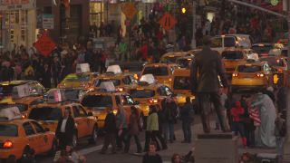 Link to Video | Times Square, Manhattan, summer, 2013, metropolis, United States of America, Billboard, night, New York City